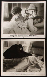 6f241 EXORCIST 12 8x10 stills '74 Max Von Sydow as Father Merrin, Linda Blair, Friedkin classic!