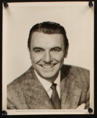 6f590 GEORGE BRENT 4 8x10 stills '40s includes one deluxe & one portrait by Bert Six!