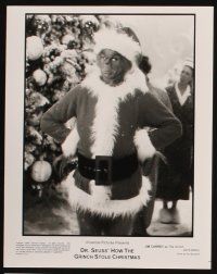 6f594 GRINCH 4 8x10 stills '00 Jim Carrey, Dr. Seuss Christmas story directed by Ron Howard!
