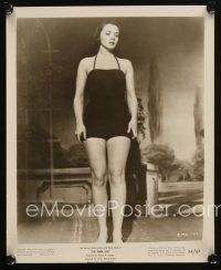 6f809 PATRICIA BRESLIN 2 8x10 stills '54 in swimsuit & on phone from Go Man Go!