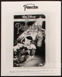 6f719 PINOCCHIO 3 video 8x10 stills R00 Disney classic about a wooden boy who wants to be real!