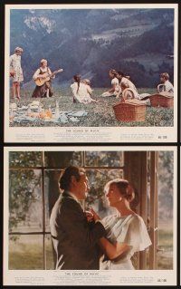 6f097 SOUND OF MUSIC 12 color 8x10 stills '66 c/u of Julie Andrews playing guitar in children circle