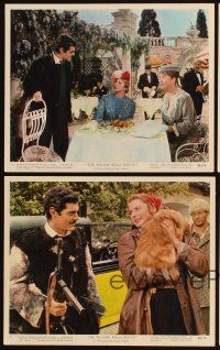 6f168 YELLOW ROLLS-ROYCE 4 color 8x10 stills '65 Omar Sharif, Rex Harrison, Jeanne Moreau