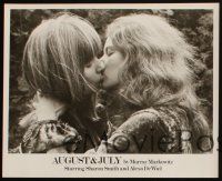 6f091 AUGUST & JULY presskit w/ 1 still '73 Canadian lesbian romance!