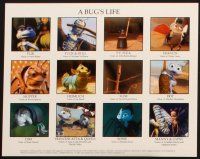 6f059 BUG'S LIFE presskit w/ 7 stills '98 Walt Disney, cute Pixar CG insect cartoon!