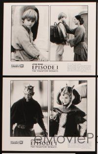 6f078 PHANTOM MENACE presskit w/ 5 stills '99 George Lucas, Star Wars Episode I, NEeson, McGregor!