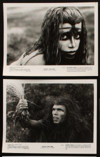 6f055 QUEST FOR FIRE presskit w/ 8 stills '82 Rae Dawn Chong, Ron Perlman, prehistoric cavemen!