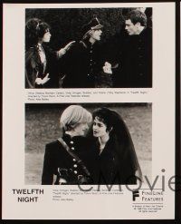 6f079 TWELFTH NIGHT presskit w/ 5 stills '96 Helena Bonham Carter in William Shakespeare play!