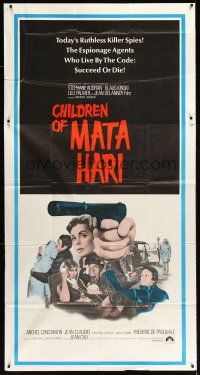 6h542 CHILDREN OF MATA HARI int'l 3sh '70 ruthless killer spies who live by the code succeed or die!