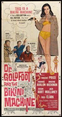 6h566 DR. GOLDFOOT & THE BIKINI MACHINE 3sh '65 Vincent Price, sexy babes with kiss & kill buttons