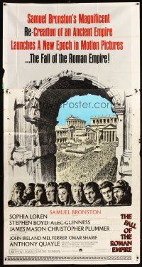 6h579 FALL OF THE ROMAN EMPIRE 3sh '64 Anthony Mann, Sophia Loren, art of Ancient Rome!