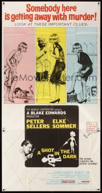 6h839 SHOT IN THE DARK 3sh '64 Blake Edwards directed, Peter Sellers & sexy Elke Sommer!