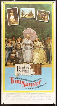 6h892 TOM SAWYER 3sh '73 Johnny Whitaker & young Jodie Foster in Mark Twain's classic story!