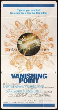 6h915 VANISHING POINT int'l 3sh '71 car chase cult classic, you never had a trip like this before!