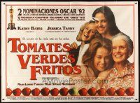 6h286 FRIED GREEN TOMATOES Argentinean 43x58 '92 secret's in the sauce, Kathy Bates & Tandy!