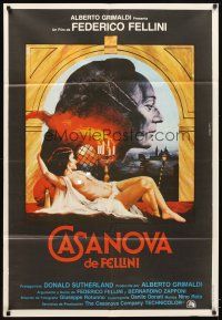 6h166 FELLINI'S CASANOVA Argentinean '77 Il Casanova di Federico Fellini, best different sexy art!