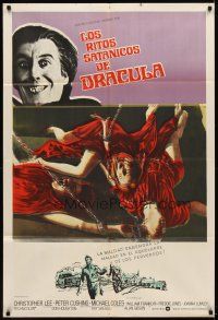 6h240 SATANIC RITES OF DRACULA Argentinean '73 Chris Lee as Count Dracula & his Vampire Brides!