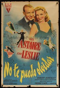 6h245 SKY'S THE LIMIT Argentinean '43 Fred Astaire, Joan Leslie, it's a dance-filled holiday!