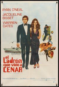6h260 THIEF WHO CAME TO DINNER Argentinean '73 Ryan O'Neal, Jacqueline Bisset, $6,000,000 diamond!