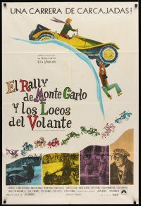 6h262 THOSE DARING YOUNG MEN IN THEIR JAUNTY JALOPIES Argentinean '69 Tony Curtis, Bourvil, racing