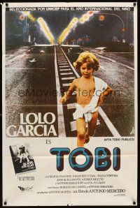 6h265 TOBI Argentinean '81 image of Lolo Garcia in the title role running down street!