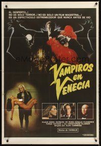 6h271 VAMPIRE IN VENICE Argentinean '89 Klaus Kinski in the title role, sexy horror images!
