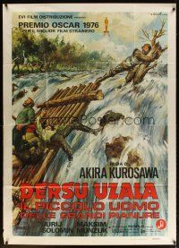 6h331 DERSU UZALA Italian 1p '76 Akira Kurosawa, Best Foreign Language Academy Award winner!