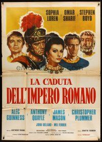 6h340 FALL OF THE ROMAN EMPIRE Italian 1p R70s Anthony Mann, Sophia Loren, different art!