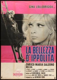 6h443 SHE GOT WHAT SHE ASKED FOR Italian 1p '62 sexy blonde Gina Lollobrigida full-length & c/u!