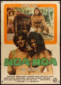 6h453 SURVIVORS OF THE BOUNTY Italian 1p '74 Ugo Liberatore's Noa-Noa, sexy naked native!