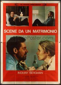 6h097 SCENES FROM A MARRIAGE Italian 2p '75 Ingmar Bergman, Liv Ullmann, different image!