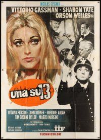 6h109 TWELVE CHAIRS Italian 2p '69 Sharon Tate, Orson Welles, Vittorio De Sica!