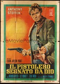 6h111 TWO PISTOLS & A COWARD Italian 2p '68 spaghetti western art by Ezio Tarantelli!