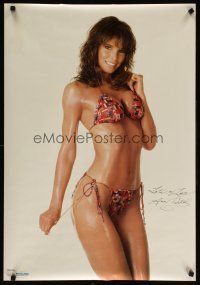 6j396 ANN TURKEL commercial poster '84 sexy actress in skimpy string bikini!