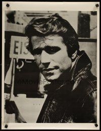 6j421 HENRY WINKLER commercial poster '70s cool image of actor as The Fonz!