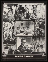 6j422 JAMES CAGNEY commercial poster '70s cool images of Cagney in hit movies!