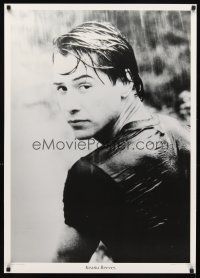 6j423 KEANU REEVES English commercial poster '90s cool image of the actor in t-shirt in rain!
