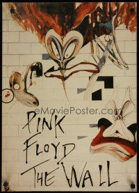 6j443 PINK FLOYD 18x25 commercial poster '79 crazy art by Gerald Scarfe, The Wall!