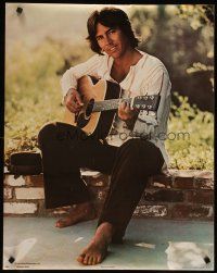 6j447 RICHARD HATCH commercial poster '70s image of Captain Apollo playing guitar!