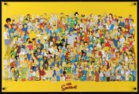 6j768 SIMPSONS Australian commercial poster '00 Matt Groening, cool montage of the entire cast!