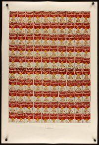 6j006 ANDY WARHOL 100 CANS 26x38 art print '78 classic Campbell's Soup artwork image!