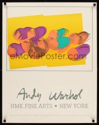 6j014 ANDY WARHOL HMK FINE ARTS: PEACHES 22x28 art exhibition '80s colorful image!