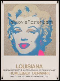 6j011 ANDY WARHOL LOUISIANA Danish art exhibition '86 classic Marilyn Monroe image!