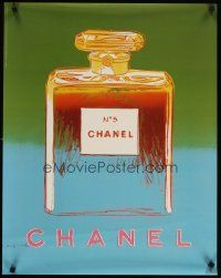 6j018 CHANEL NO. 5 commercial poster '97 advertisement for the famous perfume by Andy Warhol!
