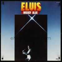 6j269 ELVIS PRESLEY 22x22 music poster '77 image of The King singing, Moody Blue!