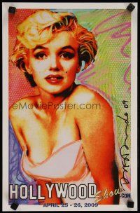6j375 HOLLYWOOD SHOW signed special 11x17 '09 by the artist Richard Duardo, sexy Marilyn Monroe!