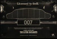 6j638 LIVING DAYLIGHTS special 12x18 '86 great image of classic Aston Martin grill!