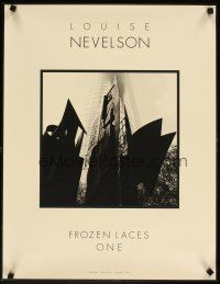 6j378 LOUISE NEVELSON FROZEN LACES ONE 2-sided special 20x26 '83 cool image of sculpure!