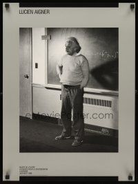 6j302 LUCIEN AIGNER 18x24 Swiss art exhibition '86 wonderful photo of Albert Einstein!