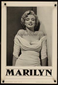 6j354 MARILYN 17x25 art print '70s Halsman photo of most sexy actress, Monroe!